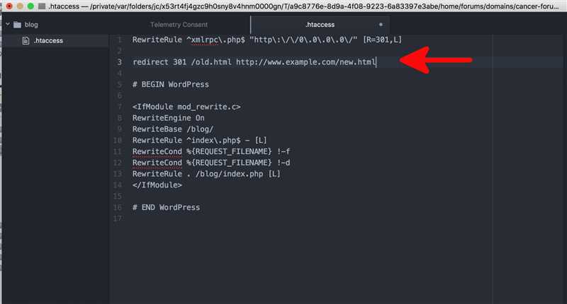 Как использовать редирект 301 в .htaccess - основные правила