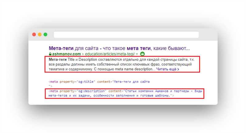 Как правильно прописать мета-теги сайта